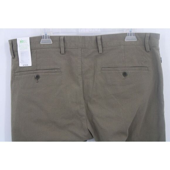 Dockers Tapered Fit Supreme Flex Stretch Alpha Khaki Pants 36/30 NWT Olive - Picture 7 of 10